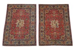 A PAIR OF LAVER KIRMAN RUGS