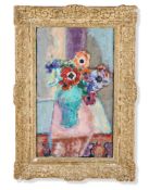 NIKOLAI ISSAEV (RUSSIAN 1891-1977), STILL LIFE WITH FLOWERS IN A VASE