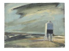 λ SARAH CHALMERS (BRITISH B. 1957), COASTAL SCENE