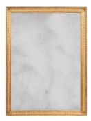 A LARGE GILTWOOD OVERMANTEL MIRROR, MODERN