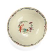 A WORCESTER PORCELAIN SLOP BOWL, CIRCA 1770