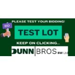 TEST LOT - PLEASE TEST YOUR BIDDING