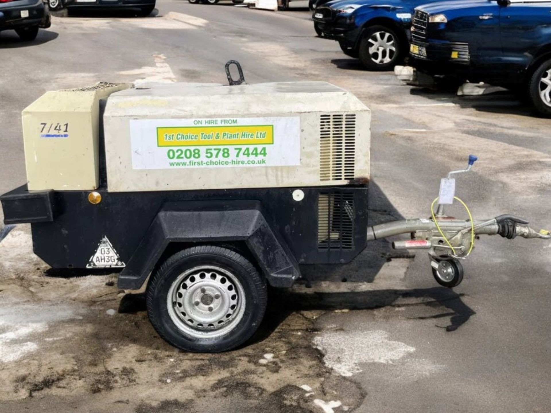 DOOSAN 7/41 ROAD TOWABLE COMPRESSOR - 2013 - 4 M³/MIN (141 CFM) - Image 6 of 9