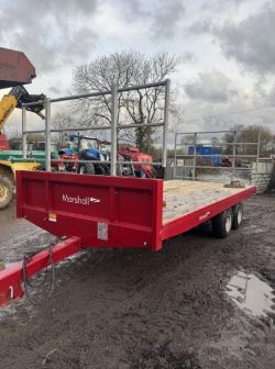 2021 MARSHALL BC18 TWIN AXLE TRAILER