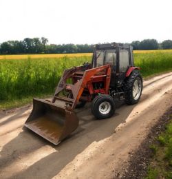 CASE IH 885 TRACTOR WITH LOADER – 8,478 HOURS