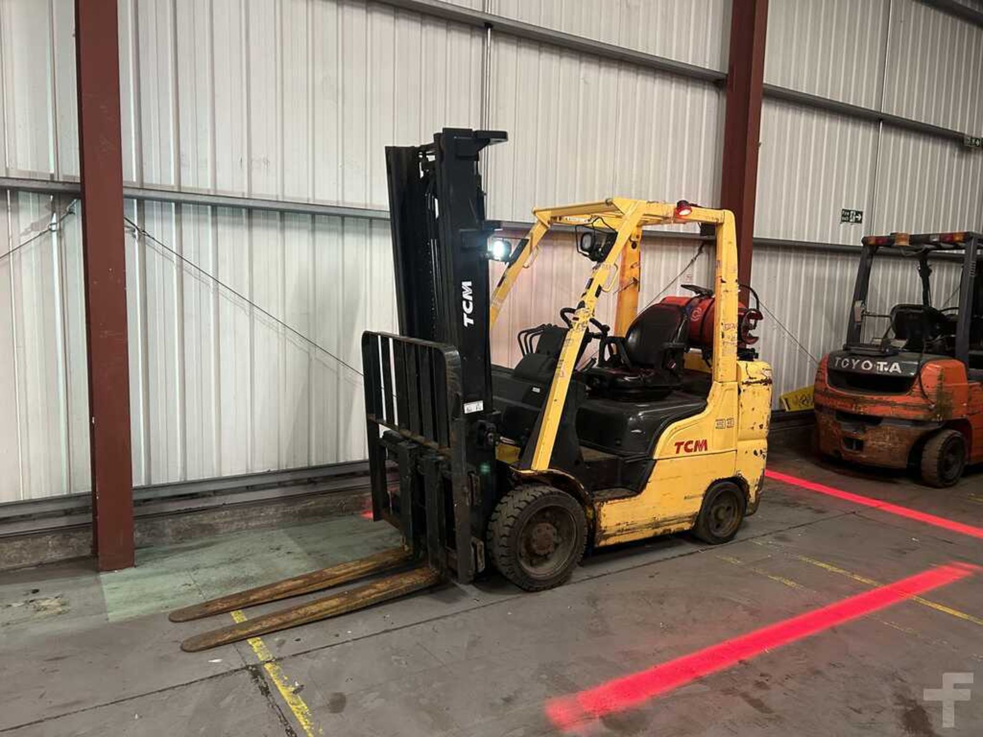 TCM MCU1F2A33LU LPG FORKLIFT - YEAR 2018 - Image 2 of 6
