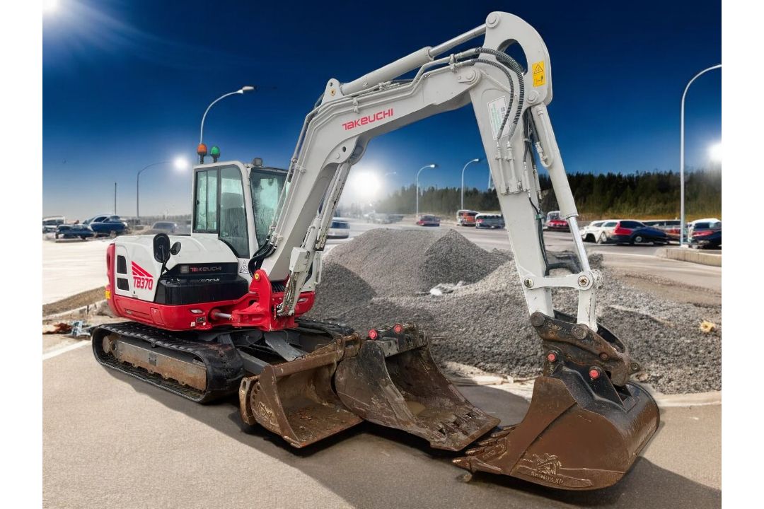 2022 TAKEUCHI TB370 6.7 TONNE EXCAVATOR - Image 4 of 10