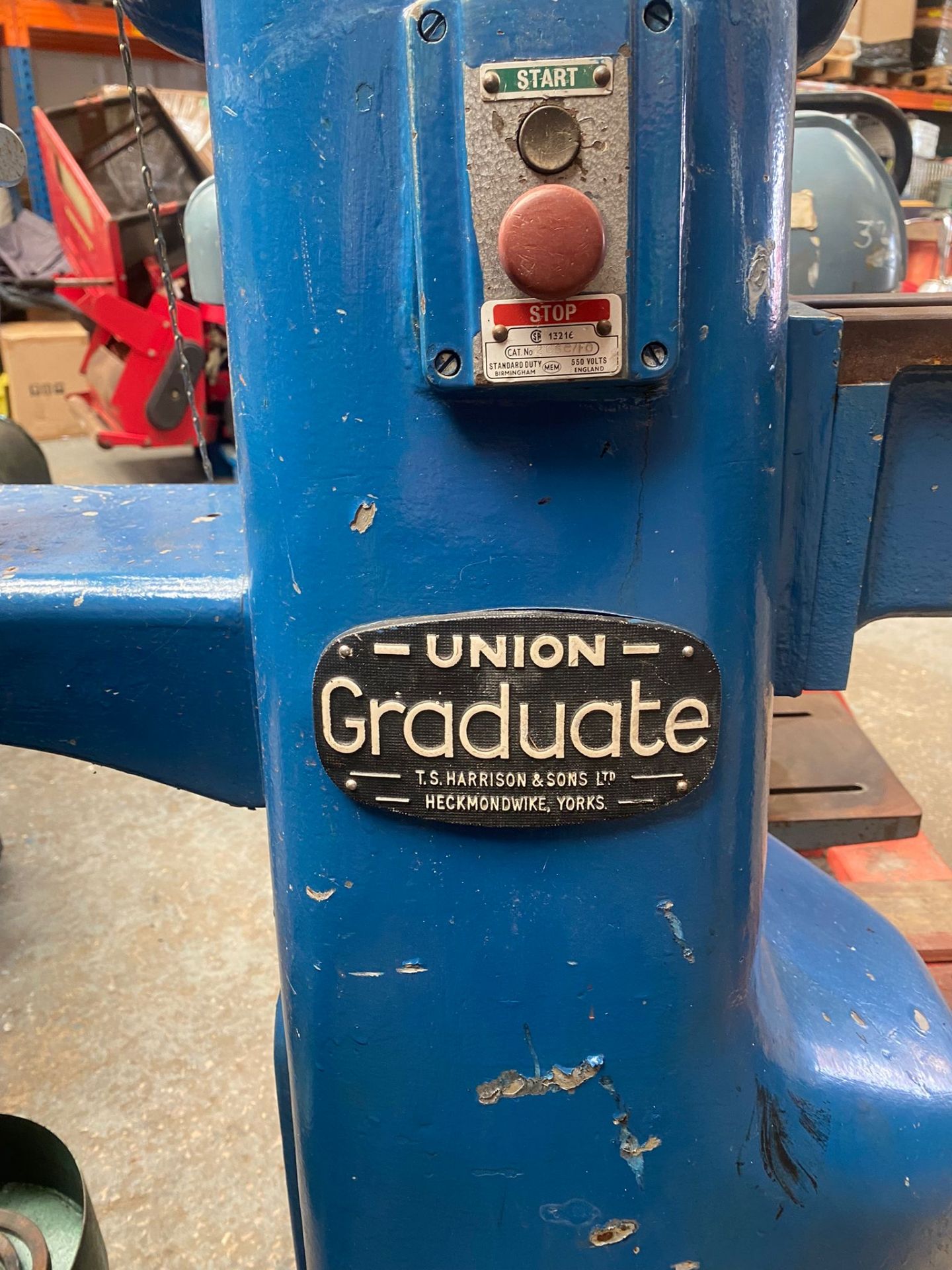 UNION GRADUATE WOOD TURNING LATHE - Image 2 of 4