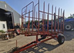 BROWNS 72 BALE HYDRAULIC SQUEEZE TRAILER