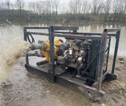 SELWOOD 6-INCH WATER PUMP WITH JOHN DEERE ENGINE