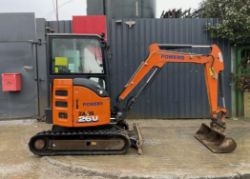 2019 HITACHI ZX26 U-6 CR 2.7 TONNE MINI EXCAVATOR / DIGGER