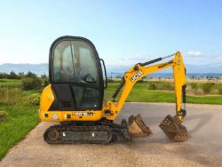 2014 JCB 8018 CTS 1.8 TONNE EXCAVATOR DIGGER HOURS: 2088 HOURS