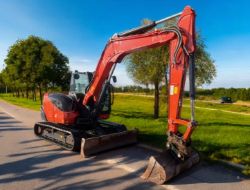 2018 KUBOTA KX080-4A 8 TONNE EXCAVATOR DIGGER