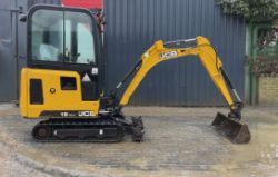 JCB 19C-1 1.9T MINI EXCAVATOR (2020) HOURS: 1856