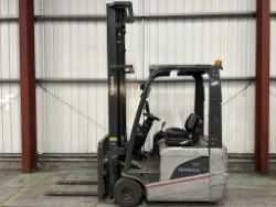 UNICARRIERS A1N1L15Q ELECTRIC 3-WHEEL FORKLIFT (2010) **(INCLUDES CHARGER)**