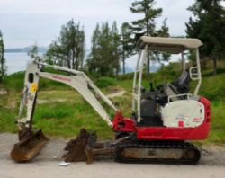2016 TAKEUCHI TB216 1.7 TONNE EXCAVATOR HOURS: 3,494