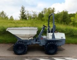 2011 TEREX TA3SH 3 TONNE SWIVEL TIP DUMPER