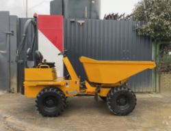 2018 THWAITES 3 TONNE POWERSWIVEL HYDROSTATIC DUMPER – 553 HOURS