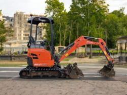 KUBOTA U17-3 MINI EXCAVATOR – 2018 – 1.7T – 2394 HOURS – ZERO-TAIL SWING + Q/H
