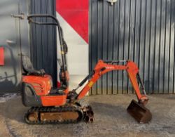 2017 KUBOTA K008-3 MICRO EXCAVATOR / DIGGER