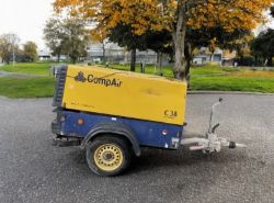 2015 COMPAIR C38 ROAD TOWABLE COMPRESSOR