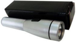 1000 X TRANS TORCH SILVER WITH BOX-NO BATTERIES