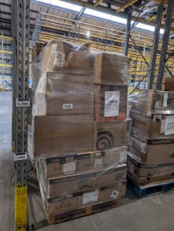 12X PALLETS OF VAC MASTER AND LAWN MASTER ELECTRICALS RAW CUSTOMER RETURNS