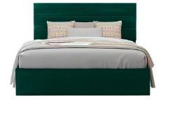FREE DELIVERY - HORIZONTAL BED FRAME - KING - DARK GREEN(MTOSB-00203-4)