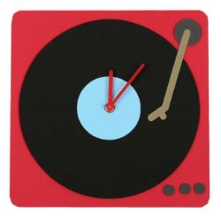 216X O'DECO WALL CLOCKS - MUSIC - BLACK.