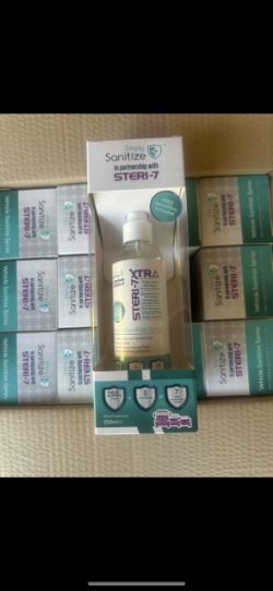 3000 X SIMPLY VEHICLE SANITISE SRPAY WITH MICROFIBRE CLOTH