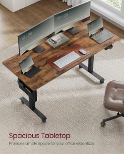 5 X NEW VASAGLE ELECTRIC STANDING DESK 60 X 160 X (72-120) CM