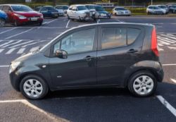 2010 VAUXHALL AGILA 1.2 DESIGN BLACK HATCHBACK >>--NO VAT ON HAMMER--<<