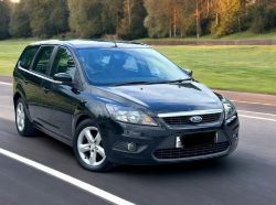 2010 FORD FOCUS 1.6 TDCI ZETEC COLOUR: BLACK >>--NO VAT ON HAMMER--<<