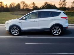 FORD KUGA 2.0 TDCI TITANIUM 4X4 WHITE 5DR 2014 >>--NO VAT ON HAMMER--<<
