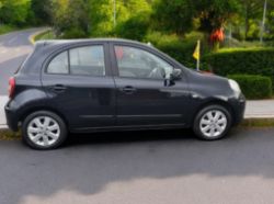 2012 NISSAN MICRA KURO 1.2 (BLACK, 5-DOOR HATCHBACK) >>--NO VAT ON HAMMER--<<