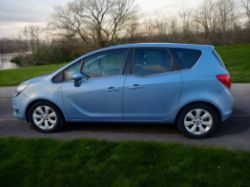2014 VAUXHALL MERIVA SE AUTO (BLUE, 5 DOOR) >>--NO VAT ON HAMMER--<<