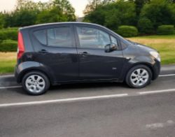 2010 VAUXHALL AGILA 1.2 DESIGN – BLACK, 5 DOOR >>--NO VAT ON HAMMER--<<