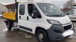 2016 PEUGEOT BOXER CREW CAB TIPPER 335 HDI 2.0L DIESEL