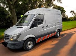 2014 MERCEDES-BENZ SPRINTER 313 CDI WINTON COMPRESSOR GENERATOR WORKSHOP VAN