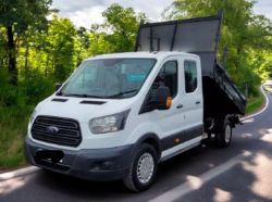 2018 FORD TRANSIT 350 TDCI 130BHP L3H1 LWB DOUBLE CAB TIPPER >>--NO VAT ON HAMMER--<<