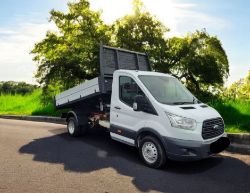 2015 (15) FORD TRANSIT 350 TDCI 125BHP RWD LWB TIPPER >>--NO VAT ON HAMMER--<<