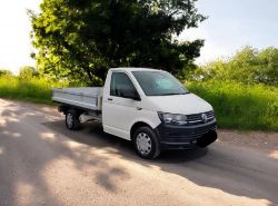2017 VOLKSWAGEN TRANSPORTER T30 TDI 150BHP 2.2L LWB PICKUP >>--NO VAT ON HAMMER--<<