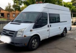 2011-11 REG TRANSIT JUMBO CREW VAN T350 TDCI LWB 115BHP