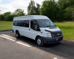 2012 FORD TRANSIT T430 RWD TDCI 135BHP HDT L4H3 – 17-SEATER MINIBUS >>--NO VAT ON HAMMER--<<