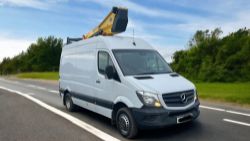 2017/17 MERCEDES-BENZ SPRINTER 513 CDI CHERRY PICKER **(ONLY 79K MILEAGE)**
