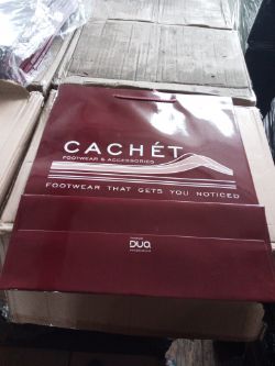1200 X CACHET FOOTWEAR AND ACCESSORIES GIFT BAGS