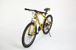 NEWSPEED 21 GEARS STUNNING SUSPENSION GOLD COLOURED MOUNTAIN BIKE