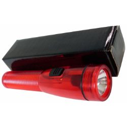 1000 X TRANS TORCH RED WITH BOX-NO BATTERIES *NBC*