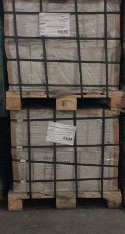 2 PALLETS (112 BXS) REGAL VANILLA MATT PORCELAIN WALL & FLOOR TILES 30 X 60CM