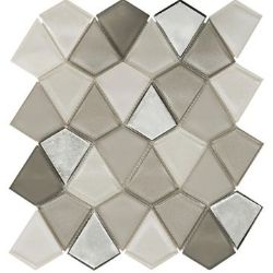 ONE PALLET (42 BXS - 630 PCS) VULANDRA SAND MOSAIC WALL TILE SHEETS 32.1 X 30CM